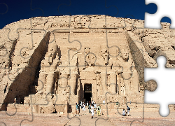 Egipt, Abu Simbel, Świątynia, Ramzesa