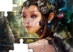 Dziewczyna, Cyborg, Spojrzenie