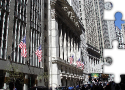 Wall Street, Budynek, Nowy Jork, Dzielnica, Manhattan