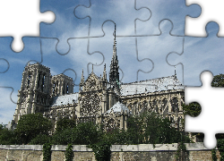 Francja, Paryż, Katedra, Notre Dame
