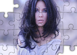 Piękna, Kobieta, Brunetka