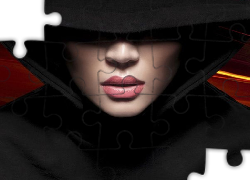 Twarz, Kobiety, Kaptur