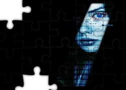 Dziewczyna, Niebieskie, Oczy