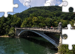 Aarburg, Szwajcaria, Most, Rzeka