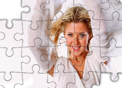 Kobieta, Blondynka, Piękna