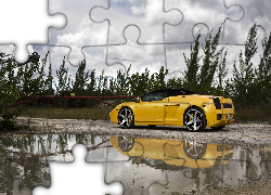 Żółte, Lamborghini, Felgi