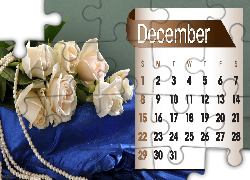 Kalendarz, Róże, Grudzień, 2013r