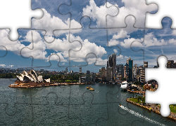 Panorama, Miasta, Sydney, Australia
