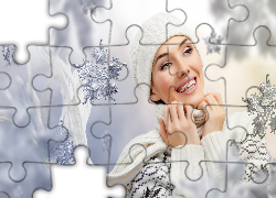 Kobieta, Dzianina, Zdobienia