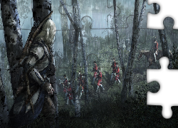 Assassin Creed 3, Zasadzka, Oddział, Brytyjczyków, Deszcz