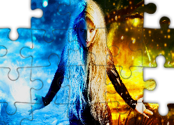 Kobieta, Włosy, Fantasy