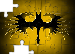 Batman, Symbol, Żółte, Tło