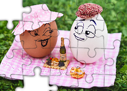 Dwa, Jajka, Piknik