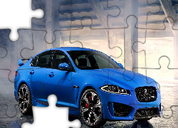 Jaguar, XFR-S, Niebieski