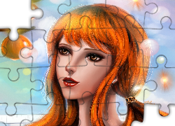 Kobieta, Kucyki, Grafika