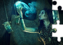 Czarodziejka, Magia, Butelka, Rytuał