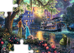 Thomas Kinkade, Disney, Księżniczka i Żaba, The Princess and the Frog
