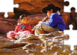Alfredo Rodriguez, Malarstwo, Skały, Dzieci, Indianie