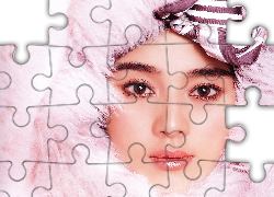 Kobieta, Głowa, Biała, Czapka