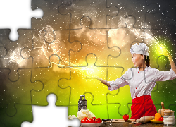 Kucharka, Kobieta, Magia