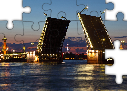 Otwarty, Most, Rzeka, Rosja, Sankt Petersburg
