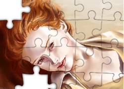 Kobieta, Rude, Włosy