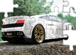 Białe, Lamborghini, Droga