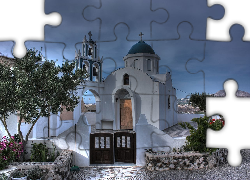 Cerkiew, Santorini, Grecja