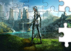 Earthise Cg Girl, Broń, Dziewczyna