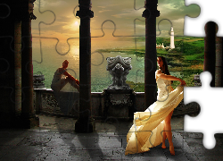 Kobiety, Taras, Widok