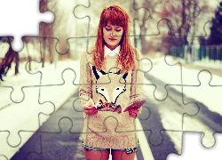 Kobieta, Bluza, Książka