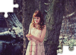 Kobieta, Kręcone, Włosy