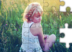 Kobieta, Blondynka, Kok