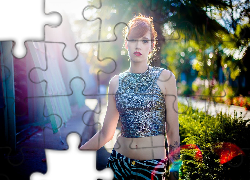 Kobieta, Kok, Światło