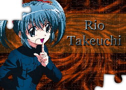 Spiral,Rio Takeuchi, niebieskie włosy