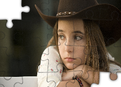 Kobieta, Kapelusz, Spojrzenie