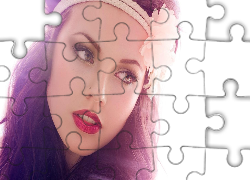 Kobieta, Usta, Opaska