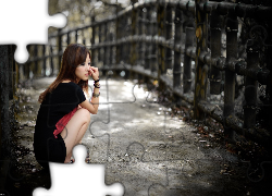 Kobieta, Most, Smutna