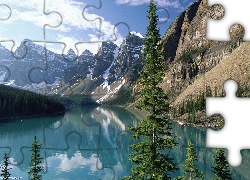 Kanada, Park Narodowy Banff, Góry, Jezioro