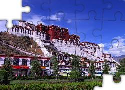 Chiny, Tybet, Lhasa, Pałac Potala