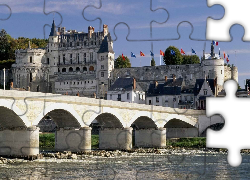 Francja, Most, Rzeka, Zamek, Amboise