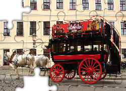 Dyliżans, Piętrowy, Konie