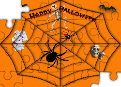 Halloween,pająki, pajęczyna