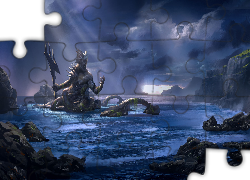 Gra, Poseidon, Postac, Morze, Góry