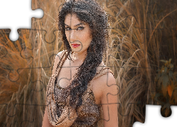 Brunetka, Włosy, Oczy