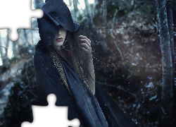 Kobieta, Kaptur, Usta