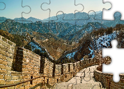 Wielki Mur Chiński, Góry, Chiny