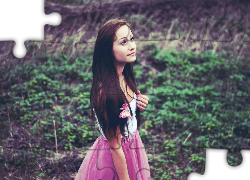 Kobieta, Szatynka, Pole