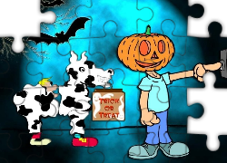 Halloween,krowa