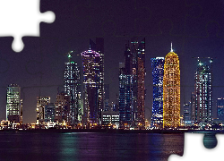 Miasto, Doha, Katar, Noc
